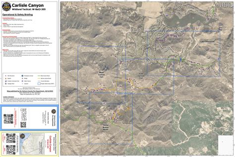 Carlisle Cyn Wildland Preplan Map Side 1 By Ventura County Fire