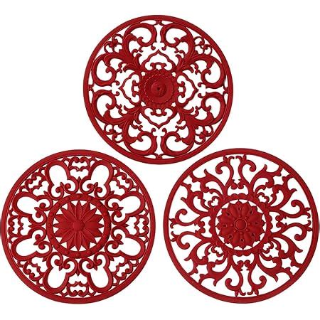 Amazon Silicone Trivet Mat Hot Pot Holder Hot Pads For Table Countertop Teapot Trivet