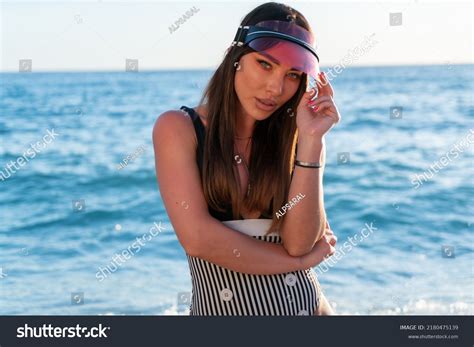 Sexy Woman Bikini On Beach Fashion Stock Photo 2180475139 Shutterstock