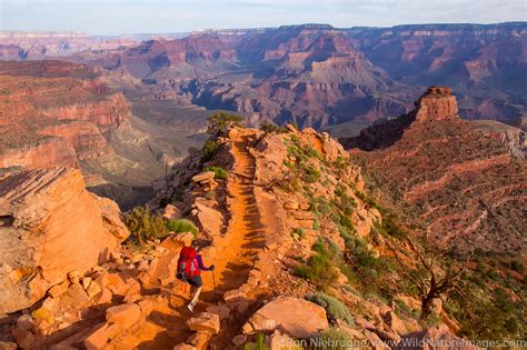 Backpacker South Kaibab Trail Grand Canyon National Park Arizona