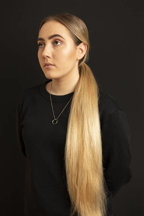 Photo Set Iben S Blonde Ponytail Photoshoot Beautiful Blonde Hair Long Hair Ponytail