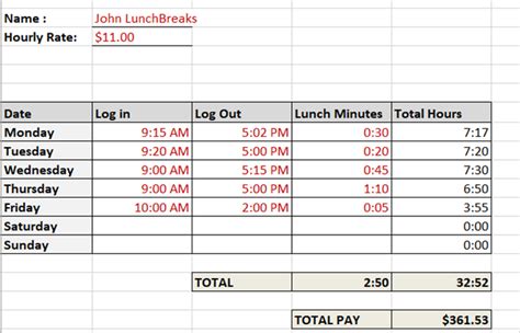 The 13 Best Timesheet Templates To Track Your Hours