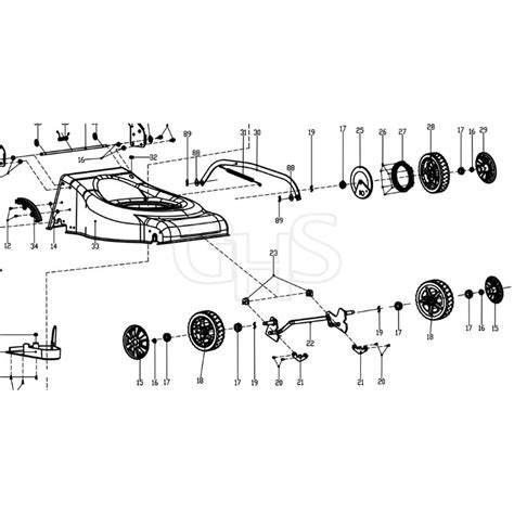 Cobra M Sph Honda Gcv E Lawn Mower Main Diagram Ghs