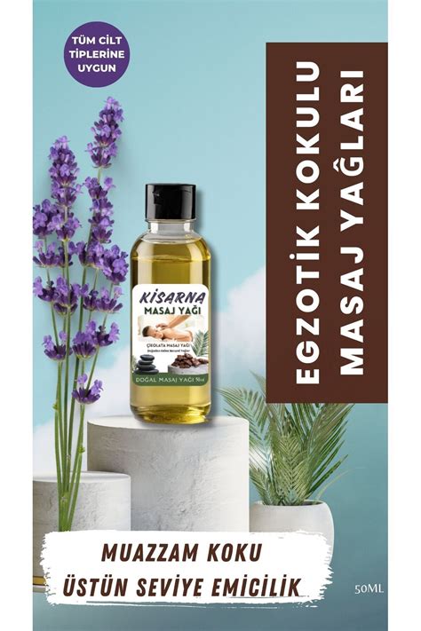 Kisarna Vücut Masaj Yağı Anal Vajinal Kayganlık Çikolata Kokulu Fantezi Görev Kartı Hediyeli