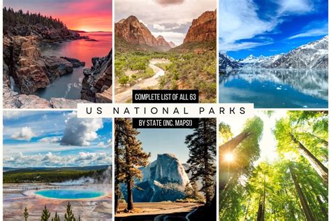 Complete List Of National Parks By State Inc Free Checklist