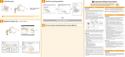 Canon Imageclass Lbp6780Dn Quick Start Guide Setup