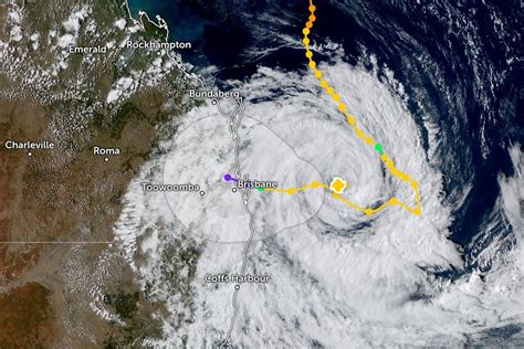 tropical cyclone alfred  slowing  heres