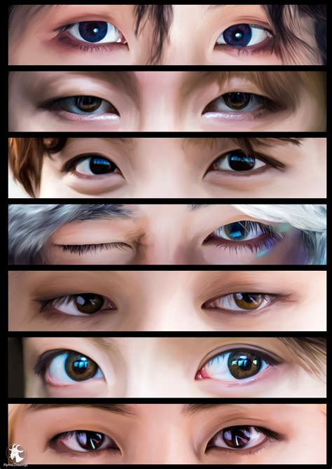 Flynnsdrawings Bts Eyes Foto Bts Bts Members