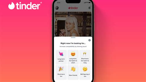 Tinder Présente La Fonctionnalité De Profil Des Objectifs Relationnels Les Actualites