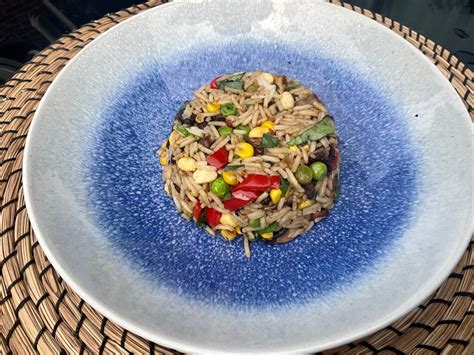Thai Rice Salad With A Crispy Egg