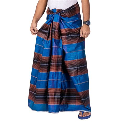 Ml 568 Mens Cotton Stitched Lungi From Mahir London Uk