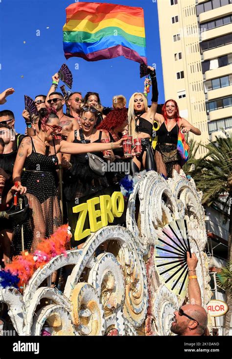 Benidorm Alicante Spain September 10 2022 People Dancing And Having Fun At The Gay Pride