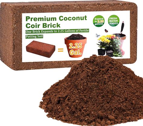 Organic Coco Coir Pcs Compressed Coconut Coir Brick Coconut Fiber