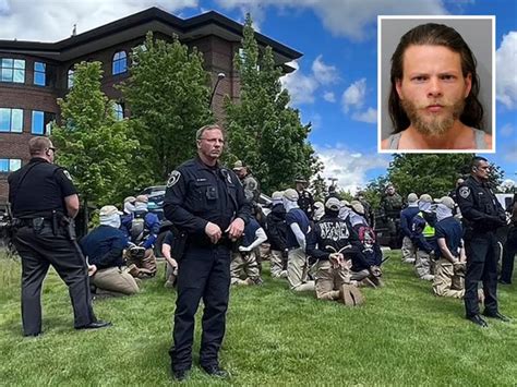 Patriot Front Leader Tom Rosseau Among 31 Arrested Near Idaho Pride Event