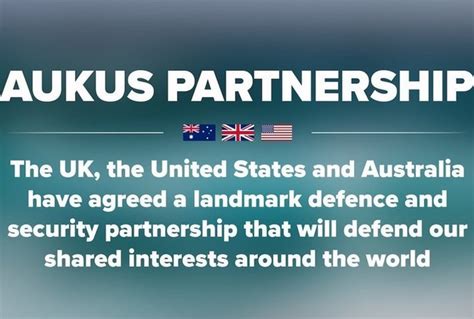 Uk Us And Australia Launch Aukus Ads Advance