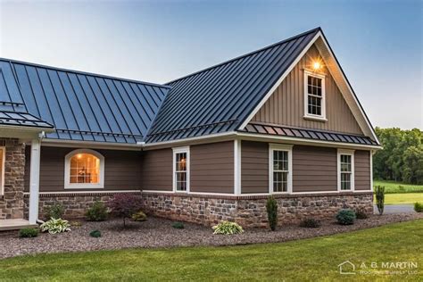 Black Textured Metal Roof for Little Cottage