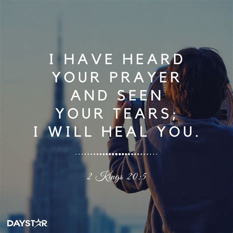 I Have Heard Your Prayer And Seen Your Tears I Will Heal You 2