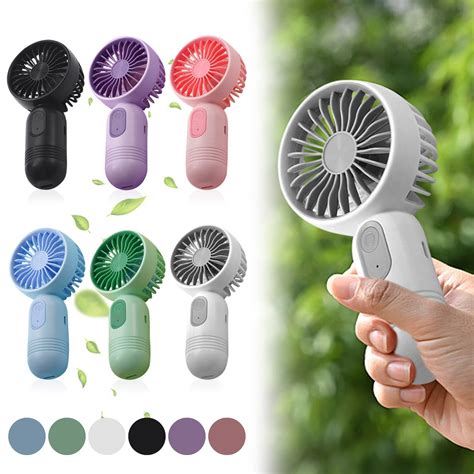 Plastic Personal Fans Portable Rechargeable Portable Rechargeable
