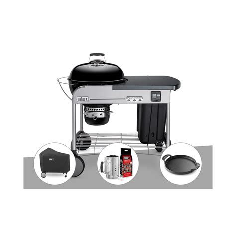 Barbecue À Charbon Weber Performer Premium Gbs 57 Cm Noir Housse