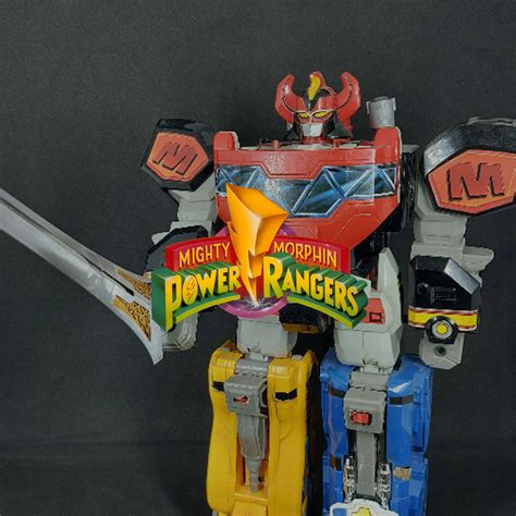 Mighty Morphin Power Rangers Deluxe Megazord 3d Printed Parts Etsy