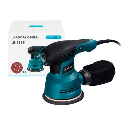 Lixadeira Roto Orbital 220v Cacareco It Blue Nunca Usado 83015412