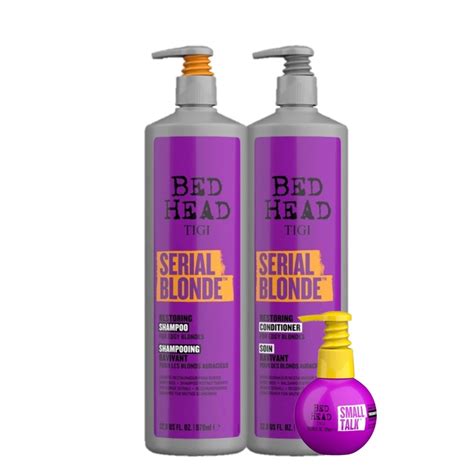 Kit TIGI Bed Head Serial Blonde Trio Salon Thickening Cream 3 Produtos