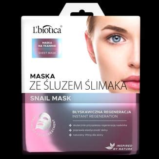 L Biotica maska na tkaninie ze śluzem ślimaka Snail Mask 23 ml