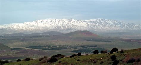 Mount Hermon Height Map And Facts Britannica