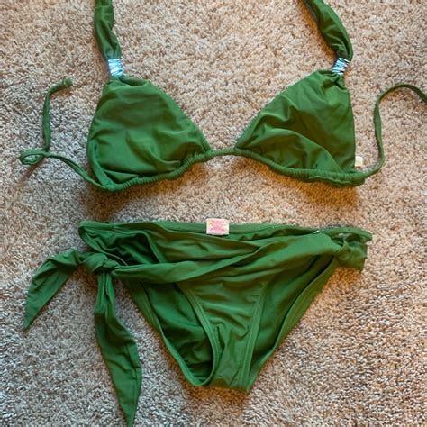 Army Green Xhilaration Bikini Set Gem