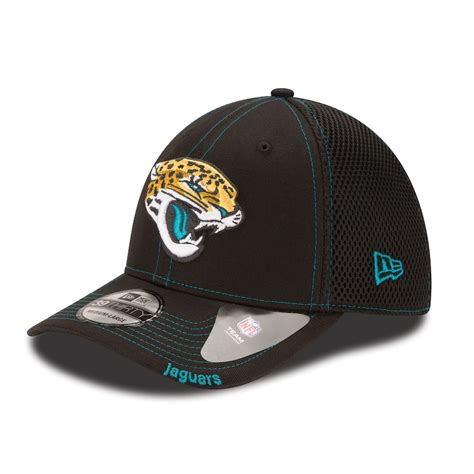 Men's New Era Black Jacksonville Jaguars Neo 39THIRTY Flex Hat