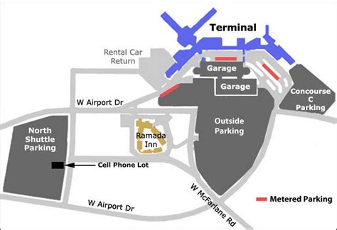 Airport Parking Map - spokane-airport-parking-map.jpg