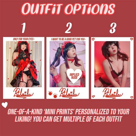 NSFW Implied Nude Kurumi Tokisaki Cosplay Mini Prints Instax Date A Live Etsy