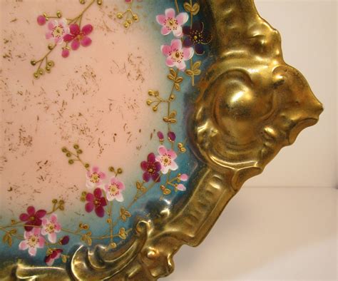 Limoges Mavaleix Granger Porcelain Cabinet Plate Etsy