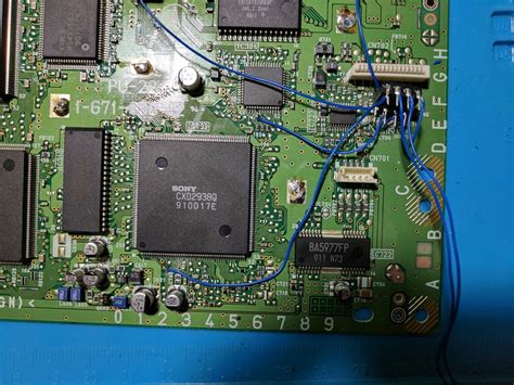 Scph 7501 Playstation 1 Mm3 Modchip Installation Pu 22 Ntsc Board