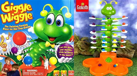 Unboxing Giggle Wiggle Race To The Top Game With Caterpillar And Marble