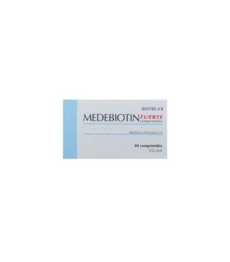 MEDEBIOTIN FUERTE COMPRIMIDOS 40 Comprimidos Farmacia Platerias