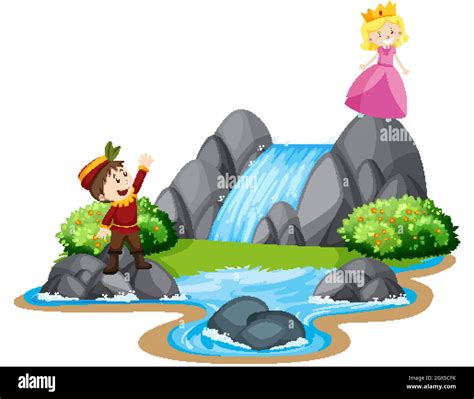 Cascada De Agua Dibujo Imágenes Recortadas De Stock Alamy