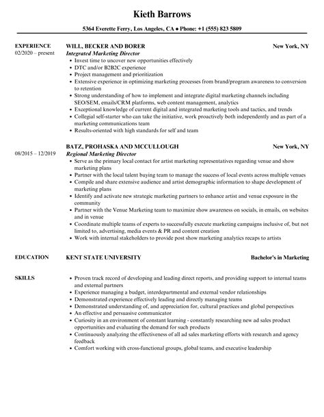 What factors most influence a modern director of marketing salary 8