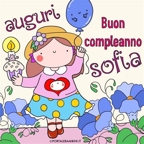 Buon Compleanno Sofia Immagini Gratis Portalebambini It