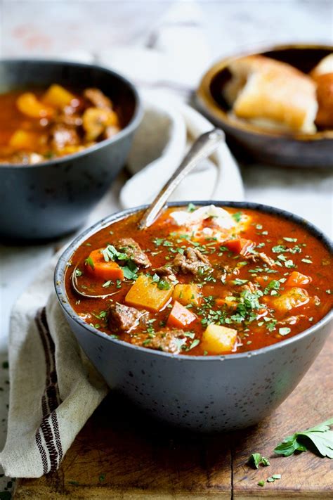 Traditional Hungarian Goulash Soup From A Chef S Kitchen Beef Goulash