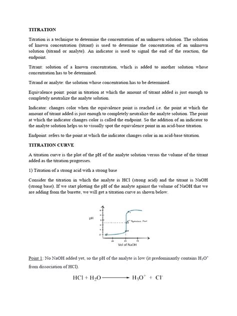 TITRATION | PDF | Titration | Chemistry 