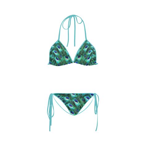 Peacock Power Custom Bikini Swimsuit Id D