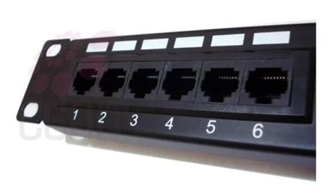 Patch Panel Cat 5e 24 Puertos Envío Gratis Parcheo Para Rack