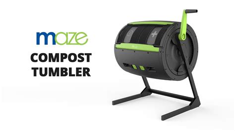 Maze Compost Tumbler And Cart Combo Youtube