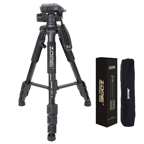 Zomei Q111 Lightweight Professional Camera Aluminium Tripod (Black ...
