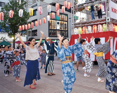 3万人で「うっきうき」 こすぎ盆踊り大会 中原区 タウンニュース