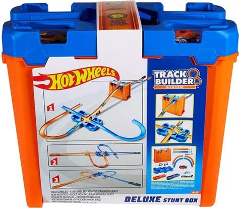 Pista Hot Wheels Track Builder Caixa De Manobras Deluxe Parcelamento Sem Juros