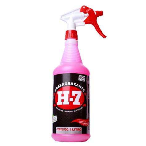 Desengraxante H 7 1 Litro Limpeza Pesada Spray Aplicador