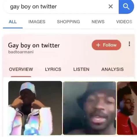 Gay Boy On Twitter X ALL IMAGES SHOPPING NEWS VIDEOS Gay Boy On Twitter Badtoarmani OVERVIEW