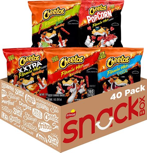 Amazon Cheetos Flavor Shots Flamin Hot Asteroids Box Of Grocery Gourmet Food